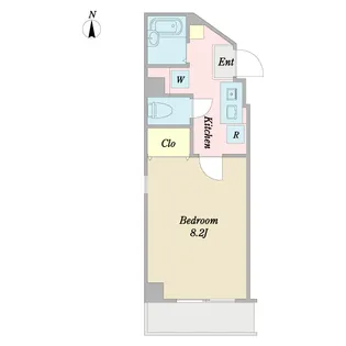 セジュール木場【3階】の間取り