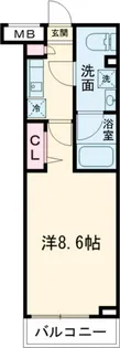 メインステージ四ツ木【4階】の間取り