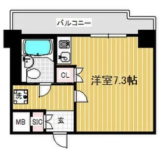 藤和シティコア神戸中道通【6階】の間取り