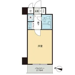 ライオンズマンション音羽【4階】の間取り
