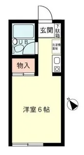 サンハイツNo.2【1階】の間取り