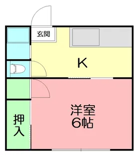 第3ミドリハイツ【2階】の間取り