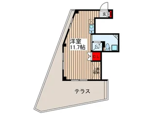 アスターナハイツ【1階】の間取り