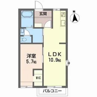 フローラ藤【2階】の間取り