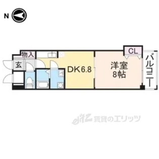 リバーポイント【5階】の間取り