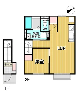 トレゾール土樋【2階】の間取り