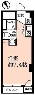 シャルマン築地明石町【5階】の間取り