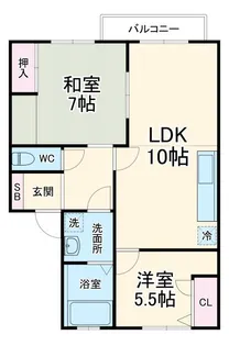 YB・TOWNライチ【2階】の間取り