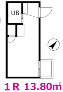 スカイコート町屋 広一【4階】の間取り