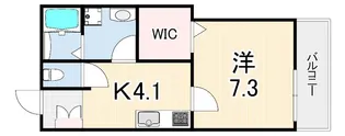CAMELLIA TOR ROAD【4階】の間取り