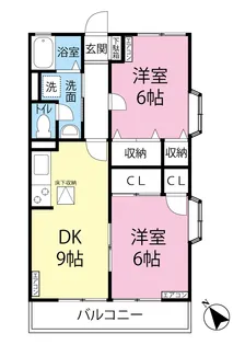 プレミールNAGAO【1階】の間取り