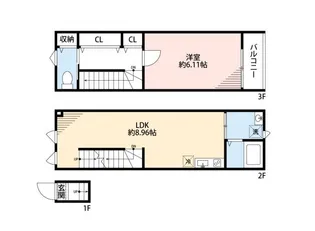 サンコート品川の間取り
