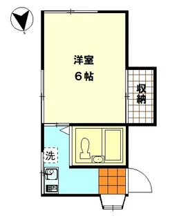 大野第2コーポ【2階】の間取り