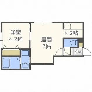 MAHALO【1階】の間取り