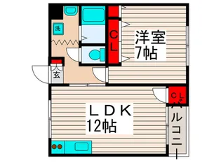 ドルチェS&E【2階】の間取り