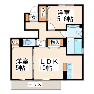 FERIO【1階】の間取り