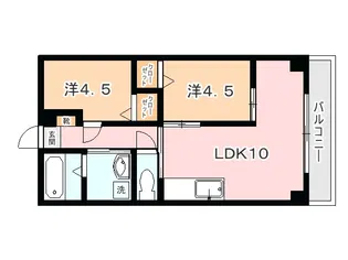 ブルーハウス16【3階】の間取り