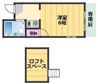 ヒルズ額原1【2階】の間取り