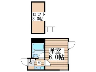 ジュネパレス柏第48【2階】の間取り