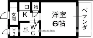 グランドムール都島【6階】の間取り