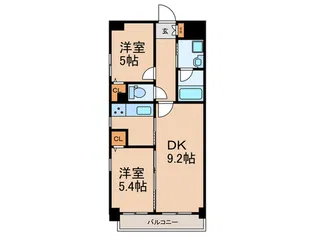 サンビルダープラス友田町ステーションフロント【10階】の間取り