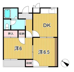 久慈積豊ハイツ【2階】の間取り
