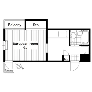 アーバンホワイト【2階】の間取り