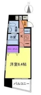 ソシアル天神【4階】の間取り