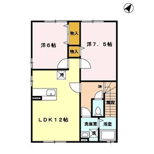 グランモア三好【2階】の間取り