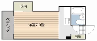サンリアン2【4階】の間取り