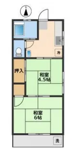 グリーンフラット【2階】の間取り
