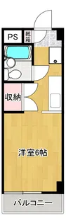 コスモパレス富士見【1階】の間取り