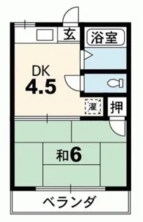 コーポアイリス【2階】の間取り