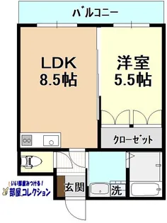 ロイヤルセンターBLD【14階】の間取り