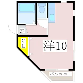 鹿児島県鹿児島市南郡元町【マンション】の間取り