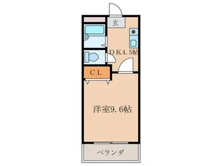 エスポワールオバタ【2階】の間取り