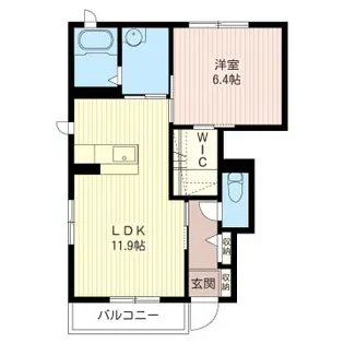 ドミールシャルマンII【1階】の間取り