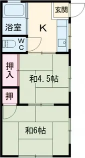 佐野南荘【2階】の間取り
