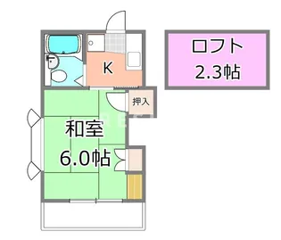 千葉県千葉市中央区葛城3【アパート】の間取り