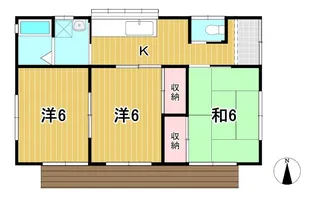 茨城県日立市田尻町5【一戸建】の間取り