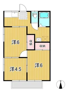 平成ハイツ【2階】の間取り