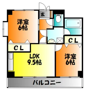 レポーゼI【7階】の間取り