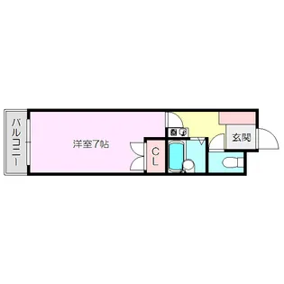 ハイツマエナカ【4階】の間取り
