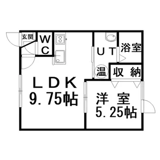 ハピネス富士見スカイハイツ【1階】の間取り