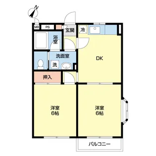 スペリオール II番館【2階】の間取り
