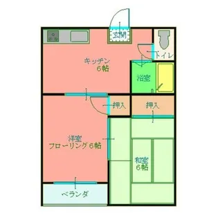 USセピア【1階】の間取り