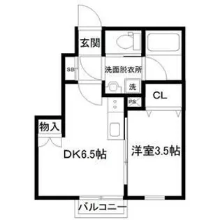 プレモリー小松島【1階】の間取り