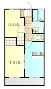 東京都東村山市恩多町2【アパート】の間取り