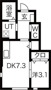 アーバンスタイルII【1階】の間取り