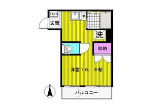 ラフィーネMATSUNAGA3【5階】の間取り